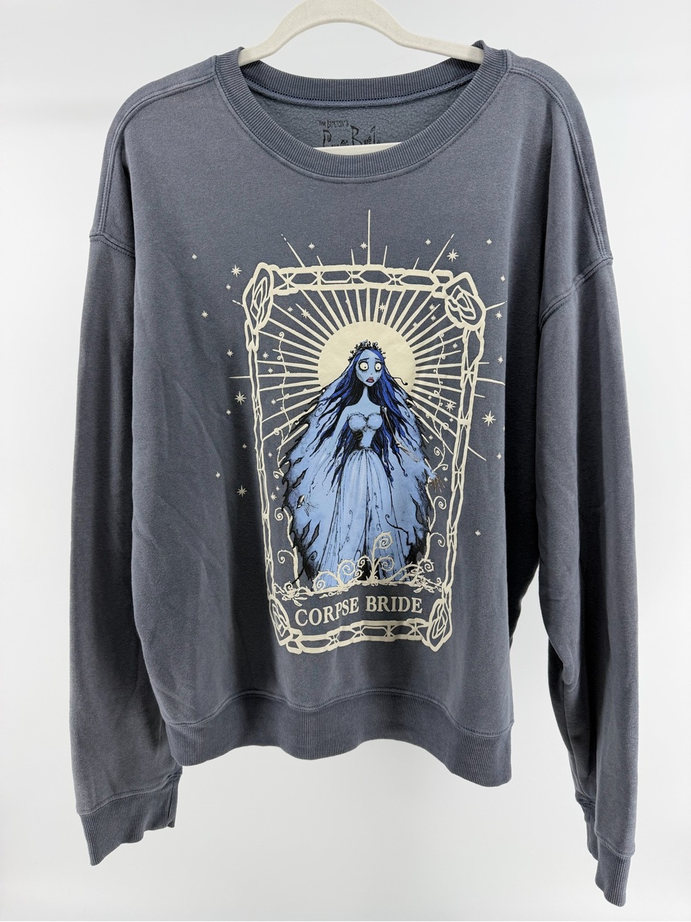 Hybrid Apparel Tim Burton's Corpse Bride Graphic Sweatshirt, Women's XL